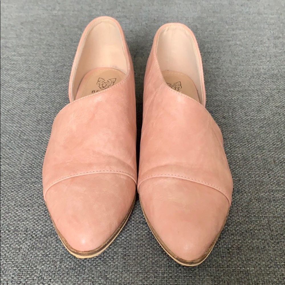 Pink Open Side Flats